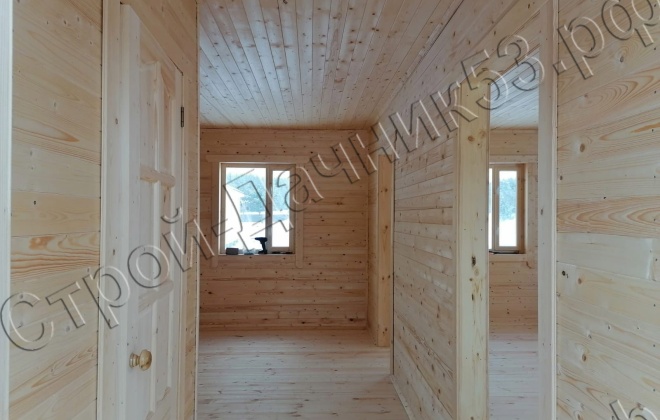 5 Каркасно щитовые дома 6Х6, 36 М², Ленинградская область, Вол (9)